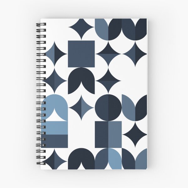 Item preview, Serene Blue Flat Pattern - Abstract Geometric Design designed and sold by Neitherworld-BJ.