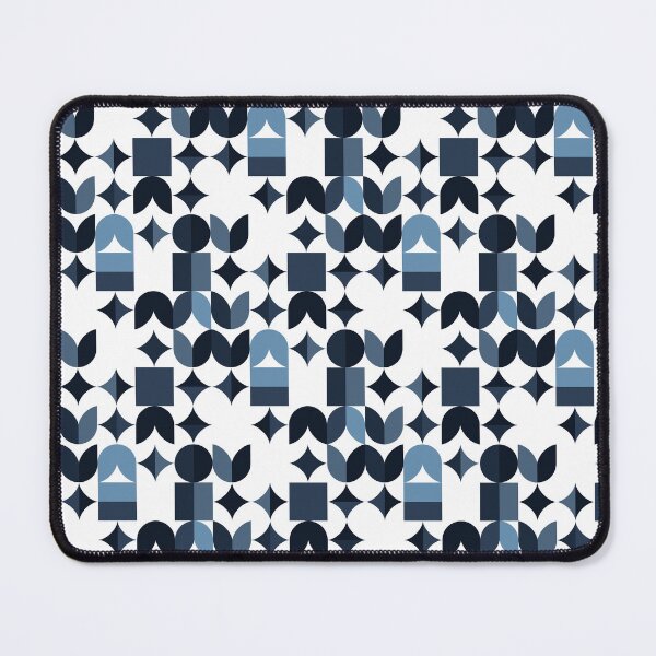 Item preview, Serene Blue Flat Pattern - Abstract Geometric Design designed and sold by Neitherworld-BJ.