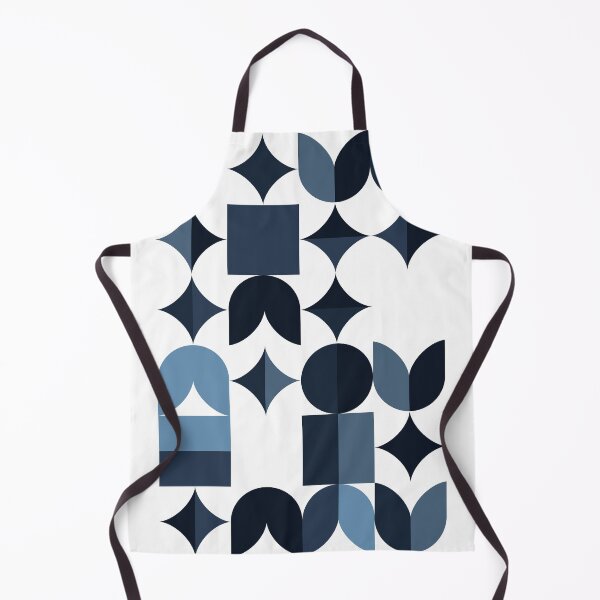Item preview, Serene Blue Flat Pattern - Abstract Geometric Design designed and sold by Neitherworld-BJ.