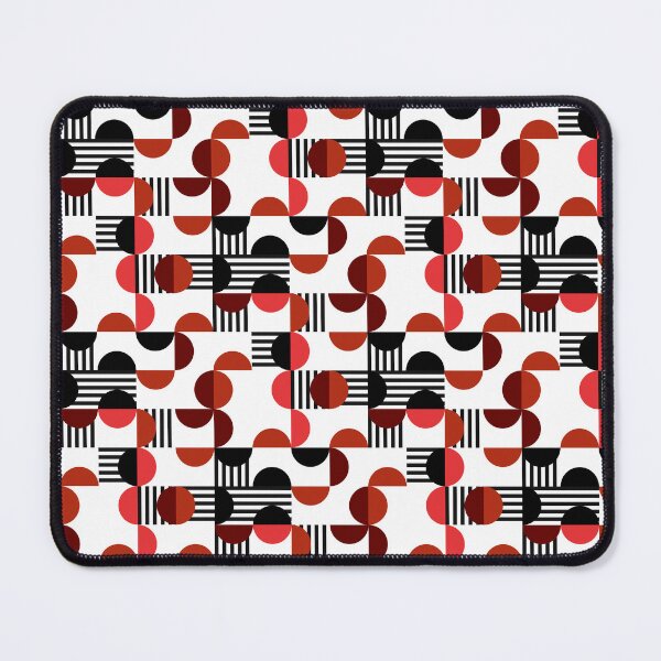 Item preview, Red and Black Circle Pattern - Abstract Minimalist Design designed and sold by Neitherworld-BJ.