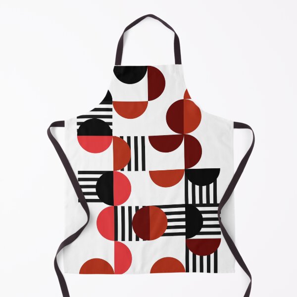 Item preview, Red and Black Circle Pattern - Abstract Minimalist Design designed and sold by Neitherworld-BJ.
