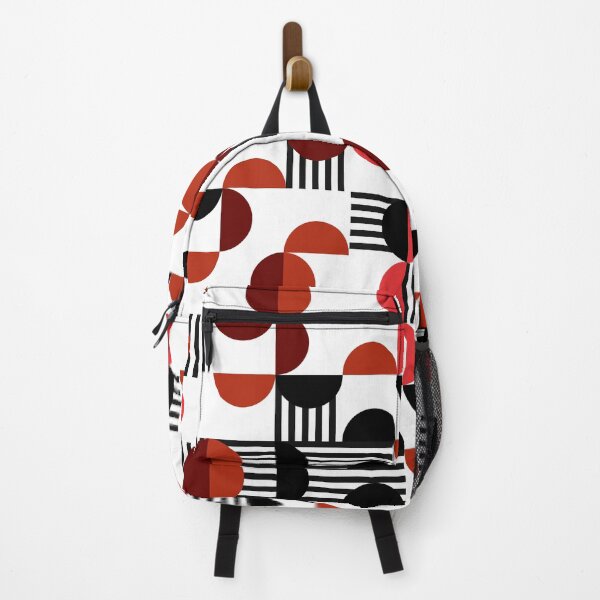 Item preview, Red and Black Circle Pattern - Abstract Minimalist Design designed and sold by Neitherworld-BJ.