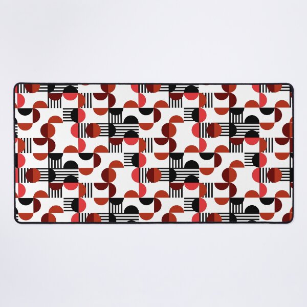 Item preview, Red and Black Circle Pattern - Abstract Minimalist Design designed and sold by Neitherworld-BJ.