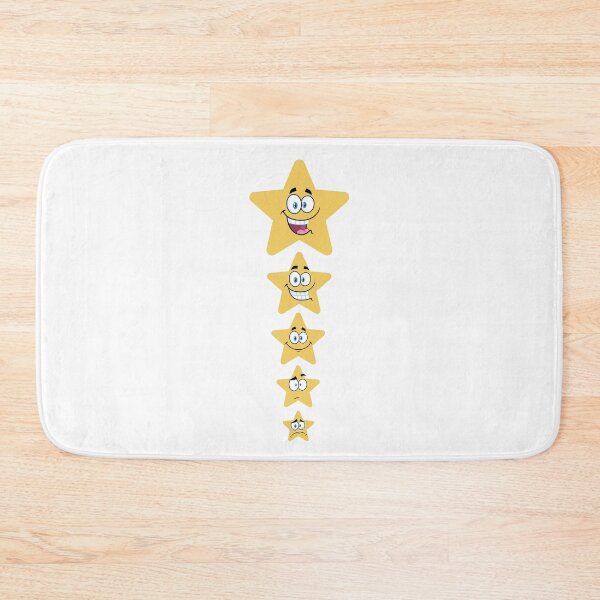 Item preview, Five Star Rating with Funny Emoticon designed and sold by Mhayra.