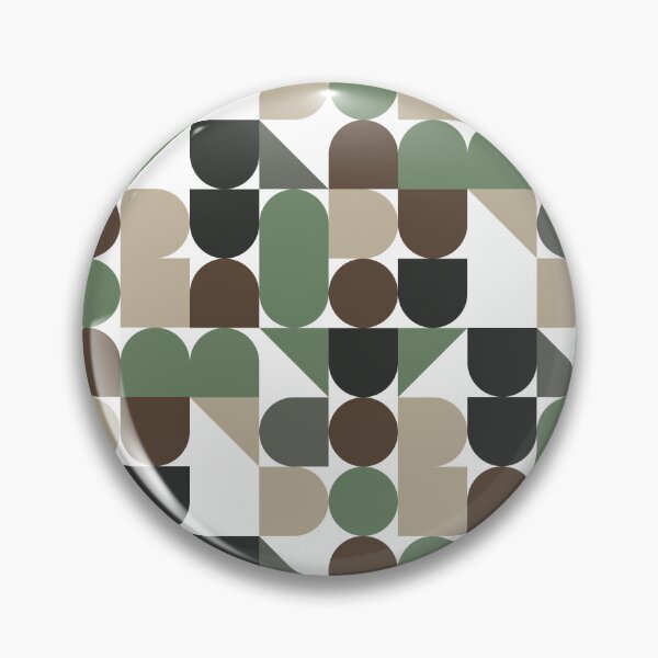 Item preview, Earthy Tones Circle Pattern - Modern Abstract Design designed and sold by Neitherworld-BJ.