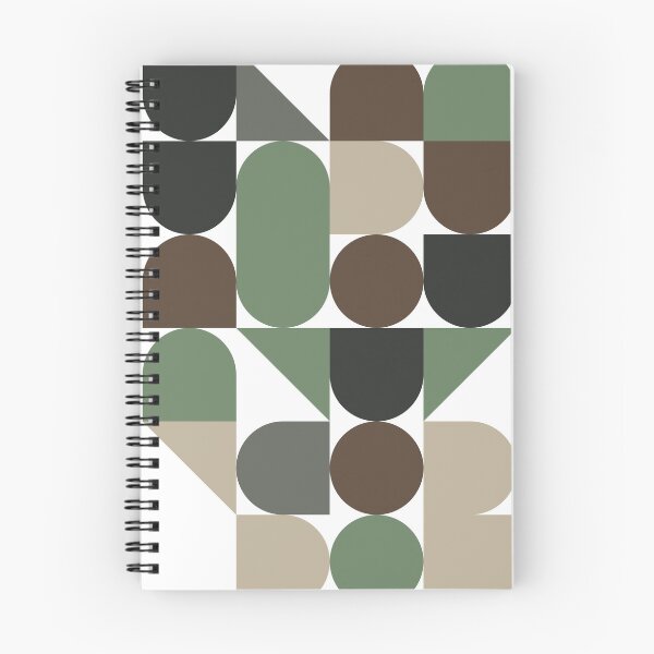 Item preview, Earthy Tones Circle Pattern - Modern Abstract Design designed and sold by Neitherworld-BJ.