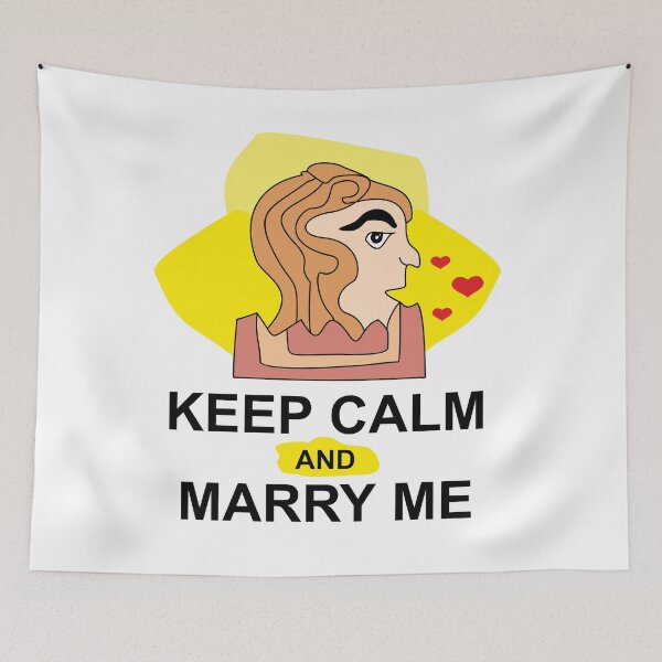 Item preview, Keep calm and marry me #redbubble #printart #decor #buyart designed and sold by hakobyans.