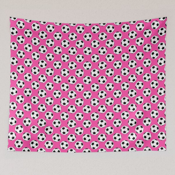 Item preview, Soccer Ball Pattern Pink designed and sold by ArtVixen.