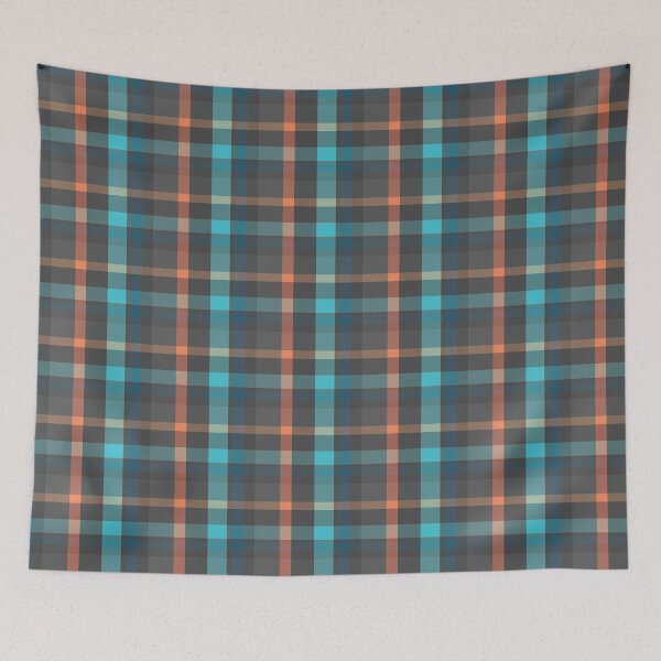 Item preview, Atomic Tangerine Plaid designed and sold by Zillberry.