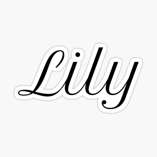 Lily Sticker