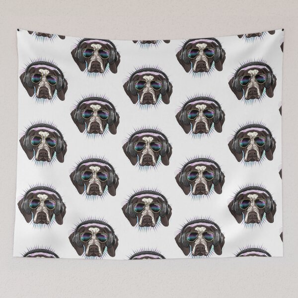 Item preview, Music German Shorthaired Pointer Dj Headphones Musical Dog 554 designed and sold by ThanhNgong.