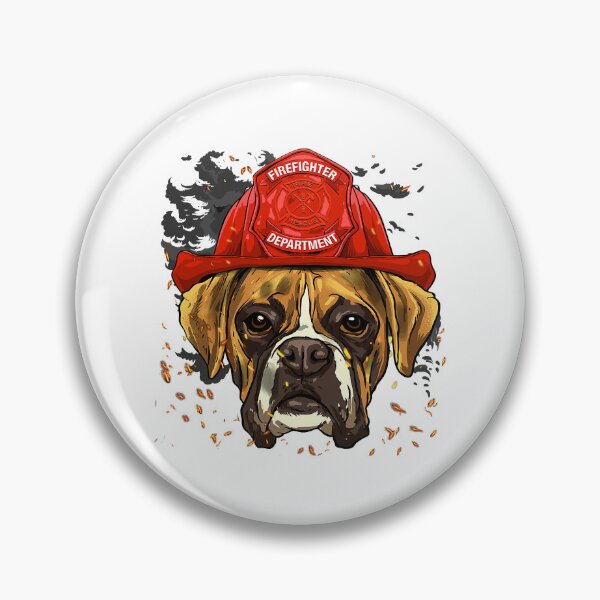 Item preview, Firefighter German Boxer Fire Department Fireman Dog Lover 25 designed and sold by ThanhNgong.