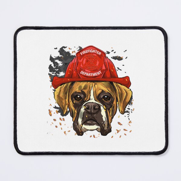 Item preview, Firefighter German Boxer Fire Department Fireman Dog Lover 25 designed and sold by ThanhNgong.