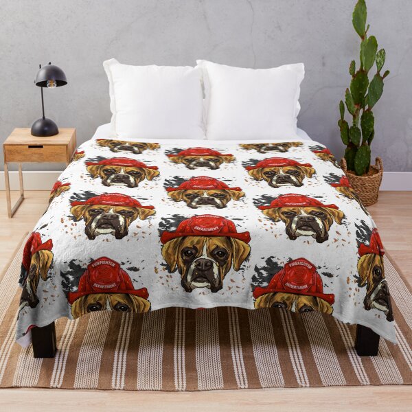 Item preview, Firefighter German Boxer Fire Department Fireman Dog Lover 25 designed and sold by ThanhNgong.