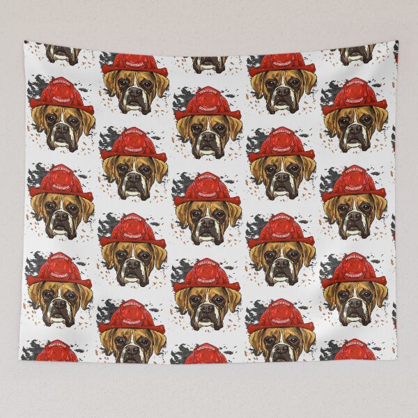 Item preview, Firefighter German Boxer Fire Department Fireman Dog Lover 25 designed and sold by ThanhNgong.