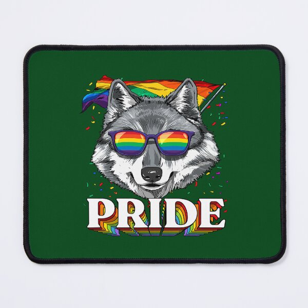 Item preview, LGBT Wolf Gay Pride LGBTQ Rainbow Flag Sunglasses 219 designed and sold by ThanhNgong.