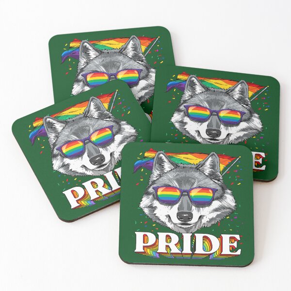 Artikelvorschau, LGBT Wolf Gay Pride LGBTQ Rainbow Flag Sonnenbrille 219 entworfen und verkauft von ThanhNgong.