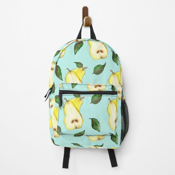 Item preview, Pear-sliced with turquoise Background designed and sold by Eva Ellis.