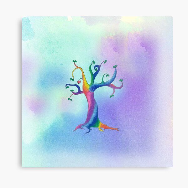 Candy tree dreaming Metal Print