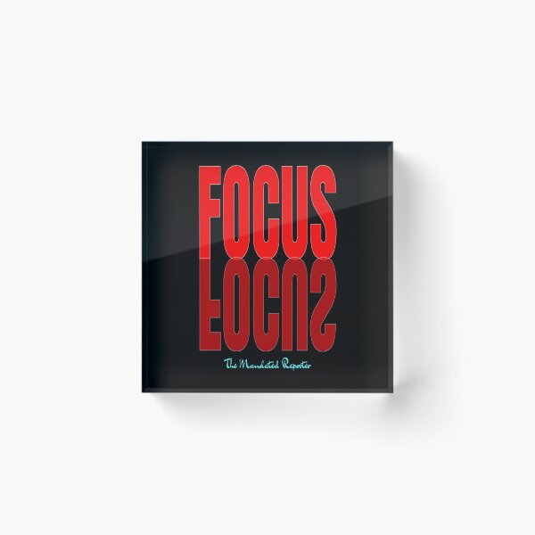 Item preview, FOCUS - Black on Red designed and sold by TheReporter1.