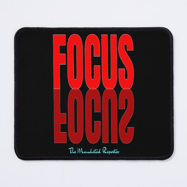 Item preview, FOCUS - Black on Red designed and sold by TheReporter1.