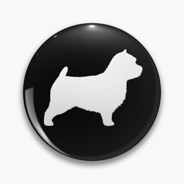 Item preview, Silueta (s) de Norwich Terrier designed and sold by Jenn Inashvili.