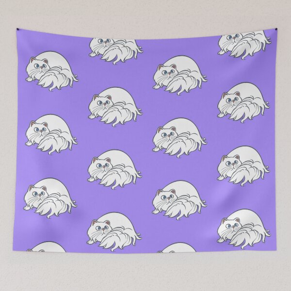Item preview, All Curled Up--White Persian Style designed and sold by RJKpoyp.