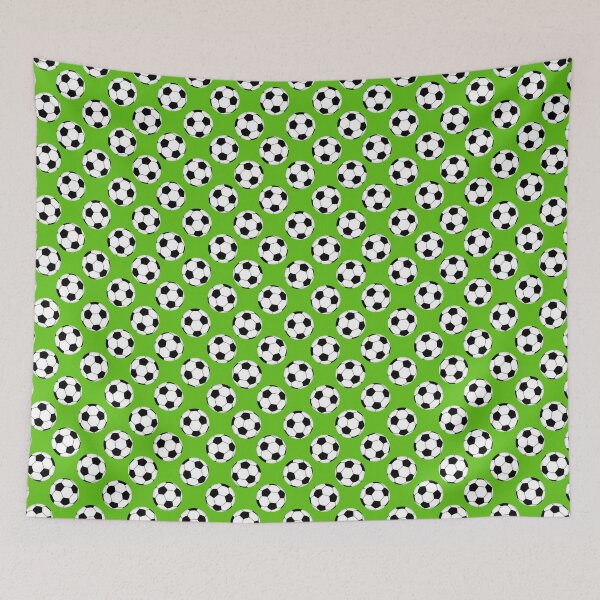 Item preview, Soccer Ball Pattern Green designed and sold by ArtVixen.