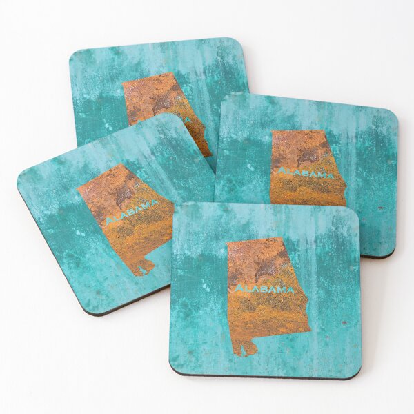 Item preview, Alabama Rust on Teal designed and sold by Elisabeth Lucas.