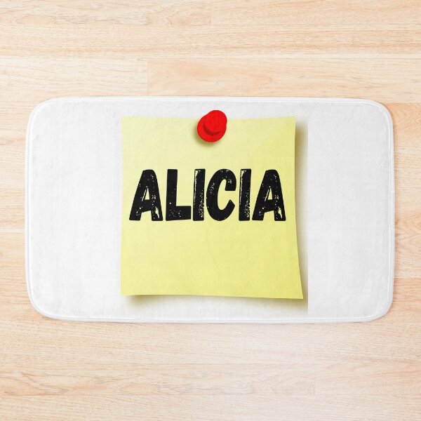 Item preview, ALICIA Personalized Name Birthday Tag Family Name ALICIA Girl Custom Name First Name Last Name  designed and sold by HalloweenGift.