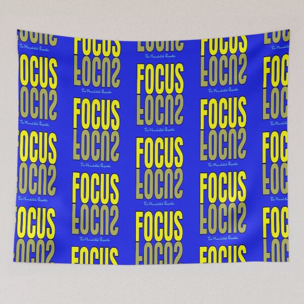 Item preview, FOCUS - Yellow on Blue designed and sold by TheReporter1.