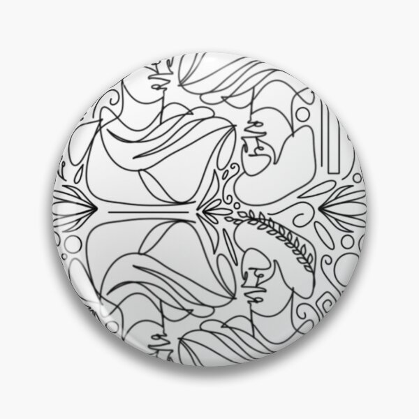 Item preview, Ancient Greek Roman Statue Bust Line Art designed and sold by radiantdark.