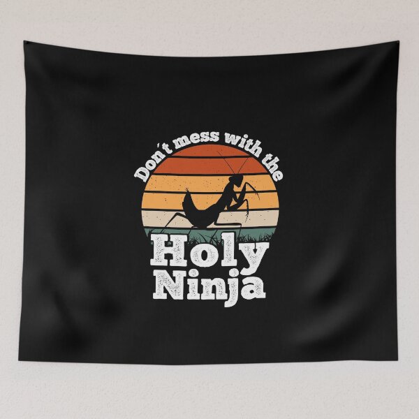 Item preview, Insect Enthusiast Holy Ninja Praying Mantis Lover designed and sold by ZzCorezZ.