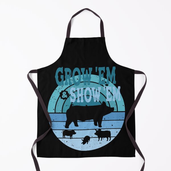 Item preview, Stock Show Pigs - Grow Em And Show Em - Market Pigs - Shades Of Blue designed and sold by handsoftime2020.