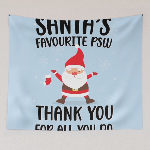 Item preview, Santa's Favourite  PSW (Blue) designed and sold by TaraGbear.