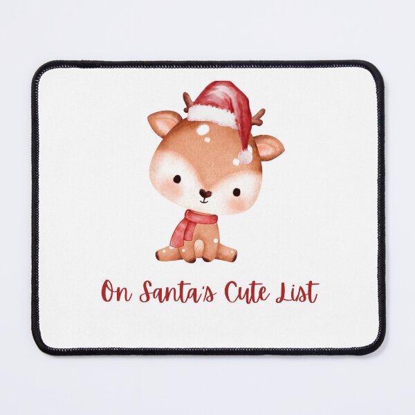 Item preview, On Santa's Cute List designed and sold by TheFunDistrict.