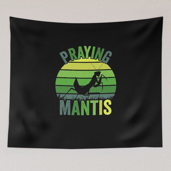 Item preview, Insect Enthusiast Vintage Sunset Praying Mantis designed and sold by ZzCorezZ.