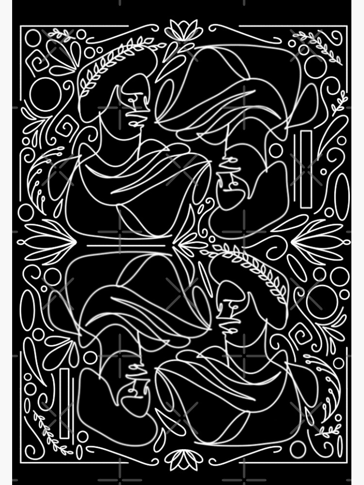 "Ancient Greek Roman Statue Bust Line Art" Poster for Sale by