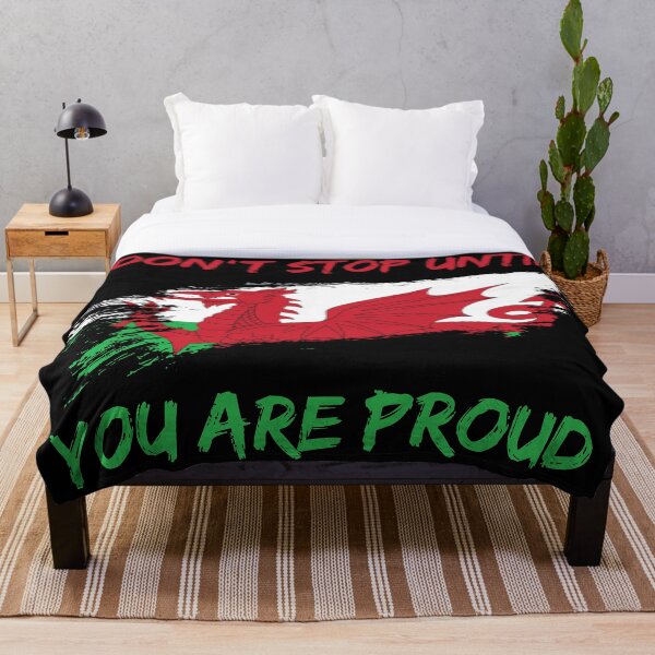 Item preview, Don't Stop Until You Are Proud Wales World Cup 2022 designed and sold by HJATA99.