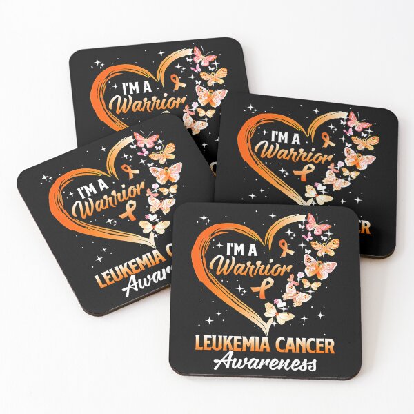 Item preview, I am a Warrior Leukemia Cancer Awareness Butterfly Heart designed and sold by TiniClothing555.