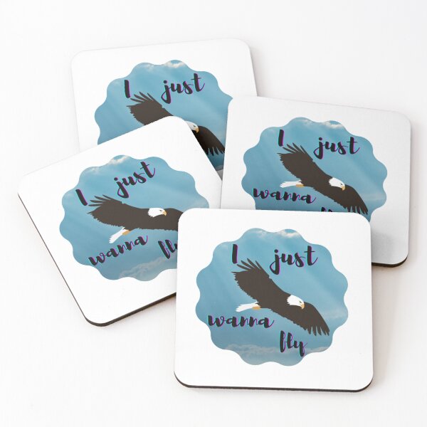 Item preview, I Just Wanna Fly - Eagle Flying designed and sold by Digitalme Designs.