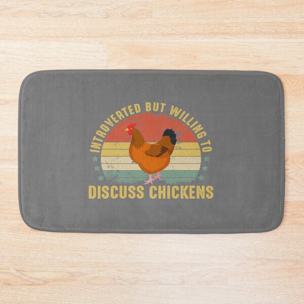 Item preview, Introverted But Willing To Discuss Chickens Funny Chicken designed and sold by TiniClothing555.