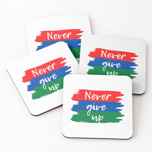Item preview, Never give up  designed and sold by cabdiahmed.