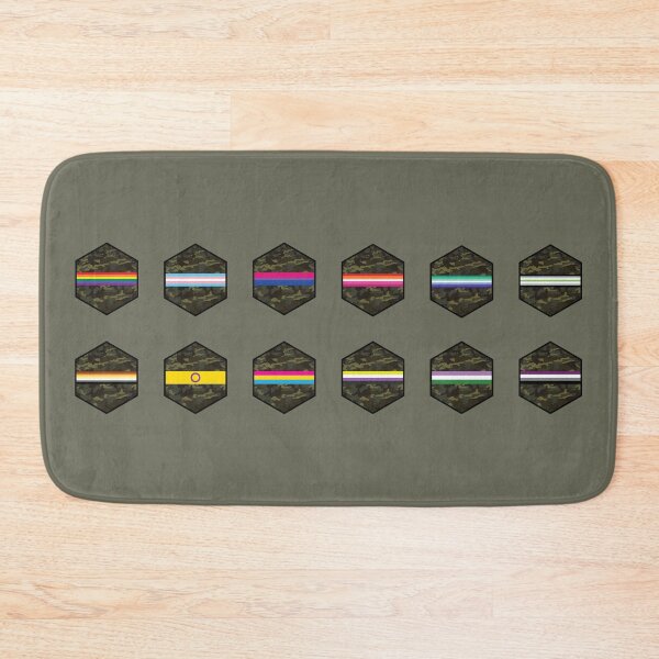 Item preview, Camo Queer Pride designed and sold by Zillberry.