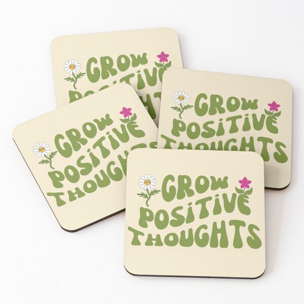 Item preview, Grow positive thoughts retro 70s aesthetic designed and sold by LaurenPittaway.