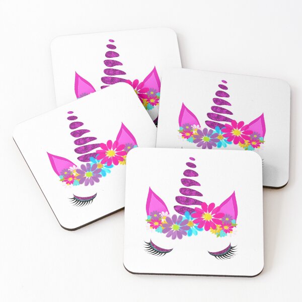Item preview, Unicorn Floral Horn Cute Girly Trendy Graphic designed and sold by Artification.