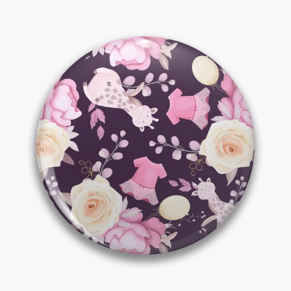 Item preview, Cute Seamless Pattern With Baby Stuff And Beautiful Floral designed and sold by CainOG.