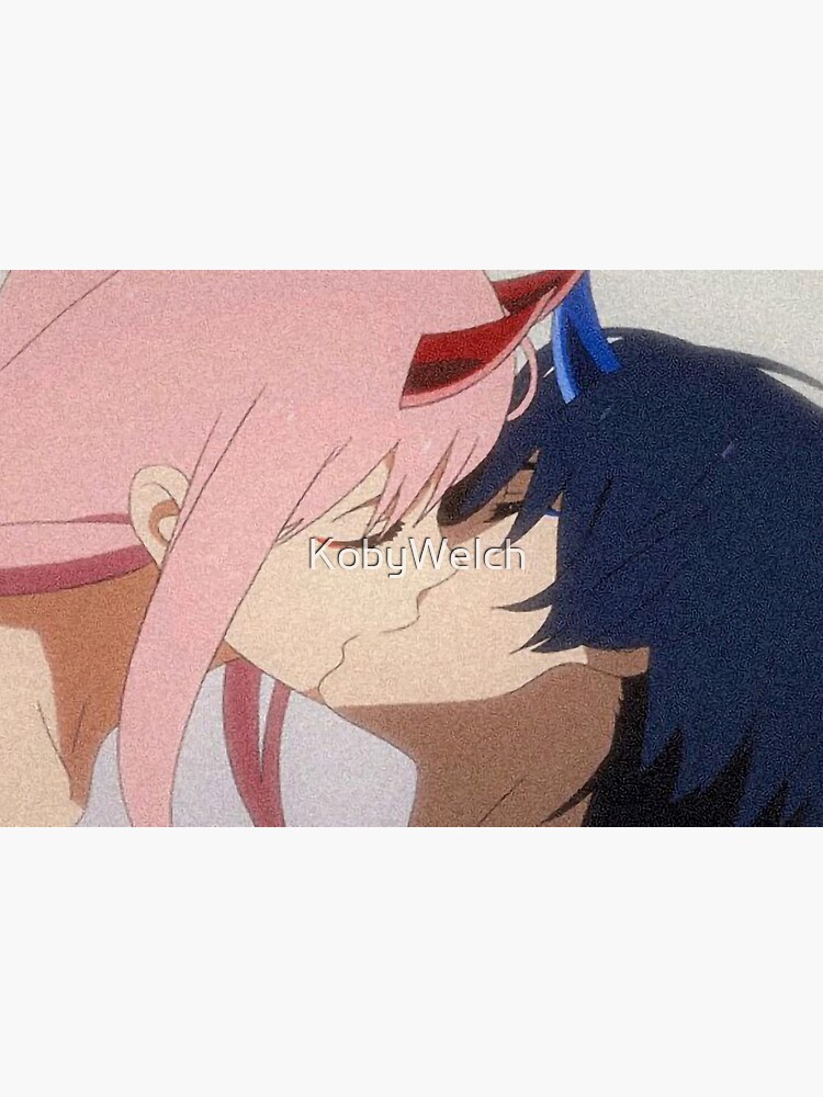 Zero Two x Hiro Kiss | Art Board Print