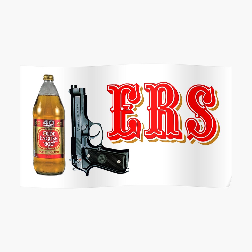 49ers 40oz + 9mm Decal 