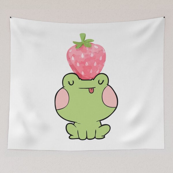 Item preview, Frog with a Strawberry                                                       designed and sold by warburtondan.